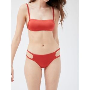NWT Bengaline Strappy Bikini Bottom